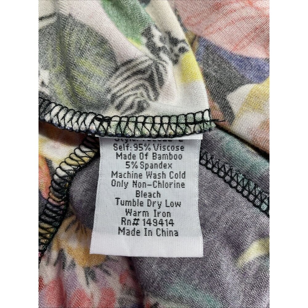 Johnny Was Colorful Floral Midi Dress - Picture 10 of 11